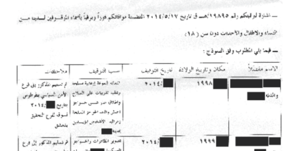 توثيق الجناة كمصدر لتسجيل الخسائر والإصابات